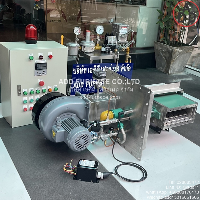 Temperature control cabinet with automatic ignition system and hot air exhaust fan control (12)